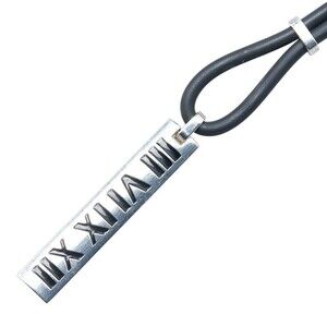 Tiffany Atlas necklace silver black Co